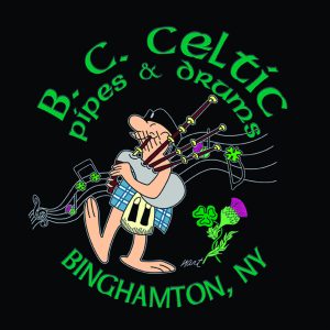 The Broome County Celtic Pipes & Drums Band logo